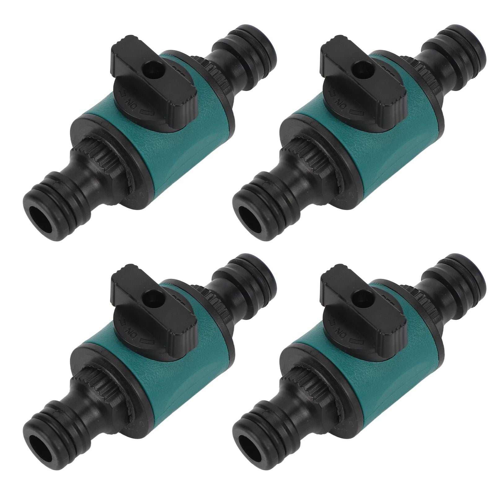 4pcs Hose Quick Connector Plastic Leakage Proof Dual Head Garden Hose Adapter for Irrigation System V1294-YM0523-3111220049411