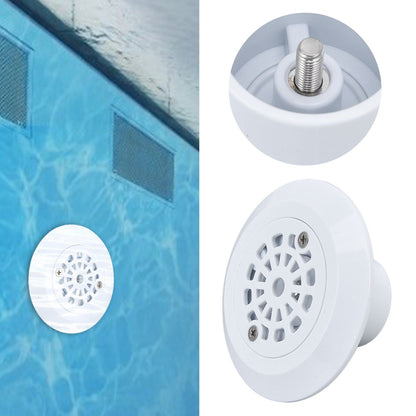 Plastic Pool Water Outlet White Floor Drain Water Inlet Draining Accessory for Swimming Pools Hot Springs Spas V1294-YM0523-3111220051811