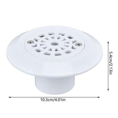 Plastic Pool Water Outlet White Floor Drain Water Inlet Draining Accessory for Swimming Pools Hot Springs Spas V1294-YM0523-3111220051811