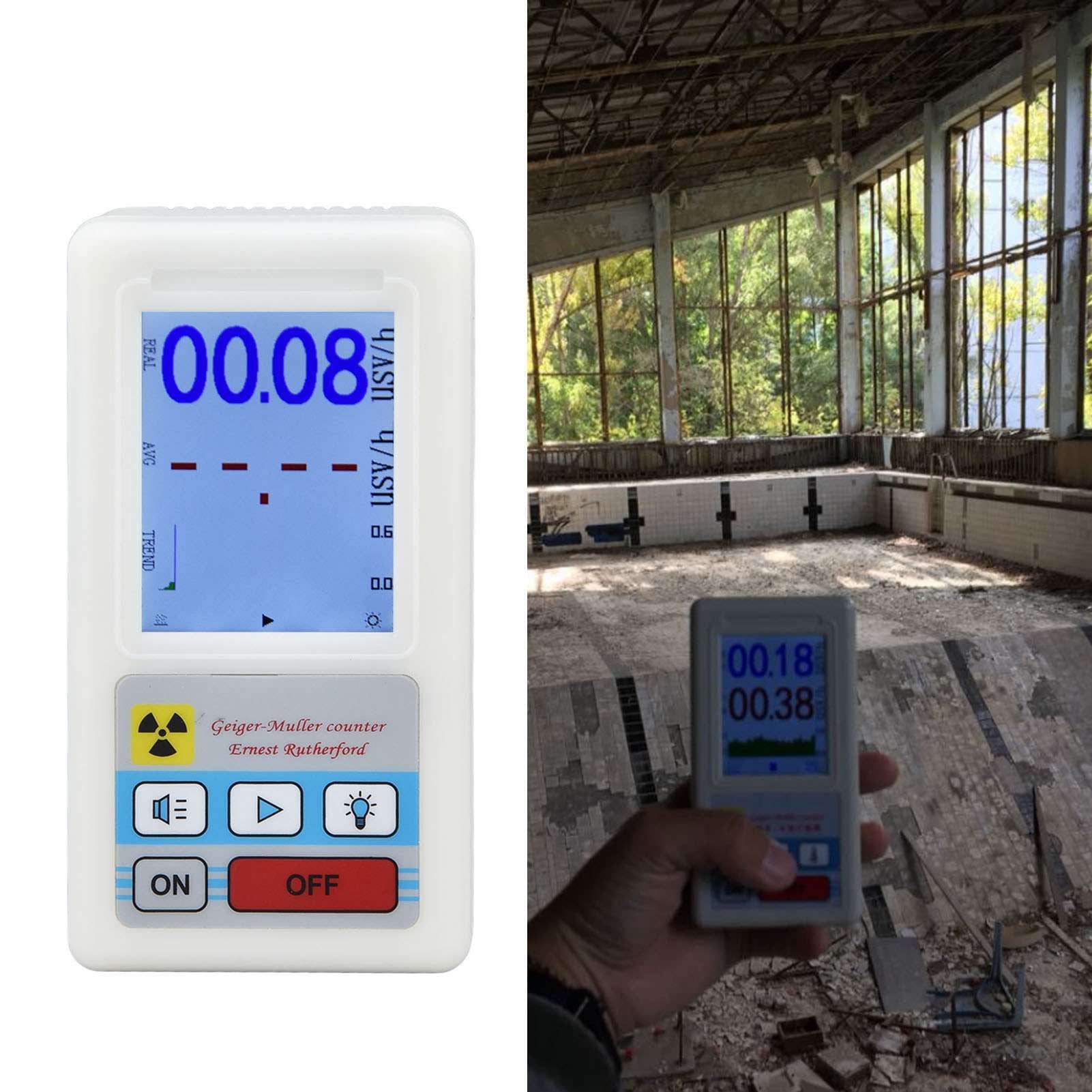 BR-6 Geiger Counter Easy Reading Multifunctional Radioactive Detector for Nuclear Radiation Electromagnetic V1294-YM0523-3111220056011