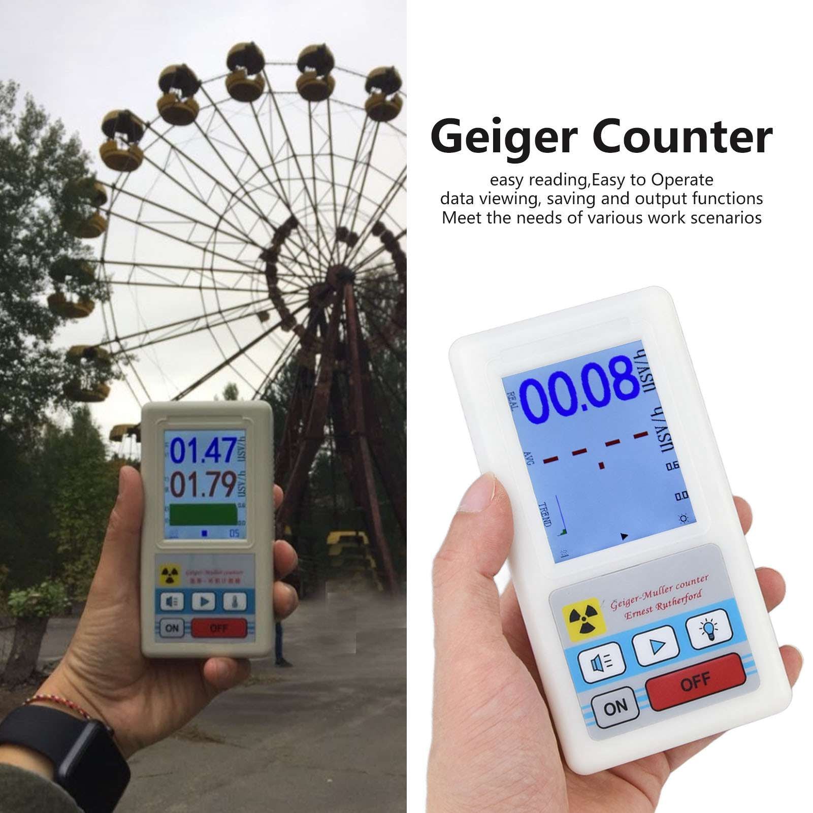 BR-6 Geiger Counter Easy Reading Multifunctional Radioactive Detector for Nuclear Radiation Electromagnetic V1294-YM0523-3111220056011