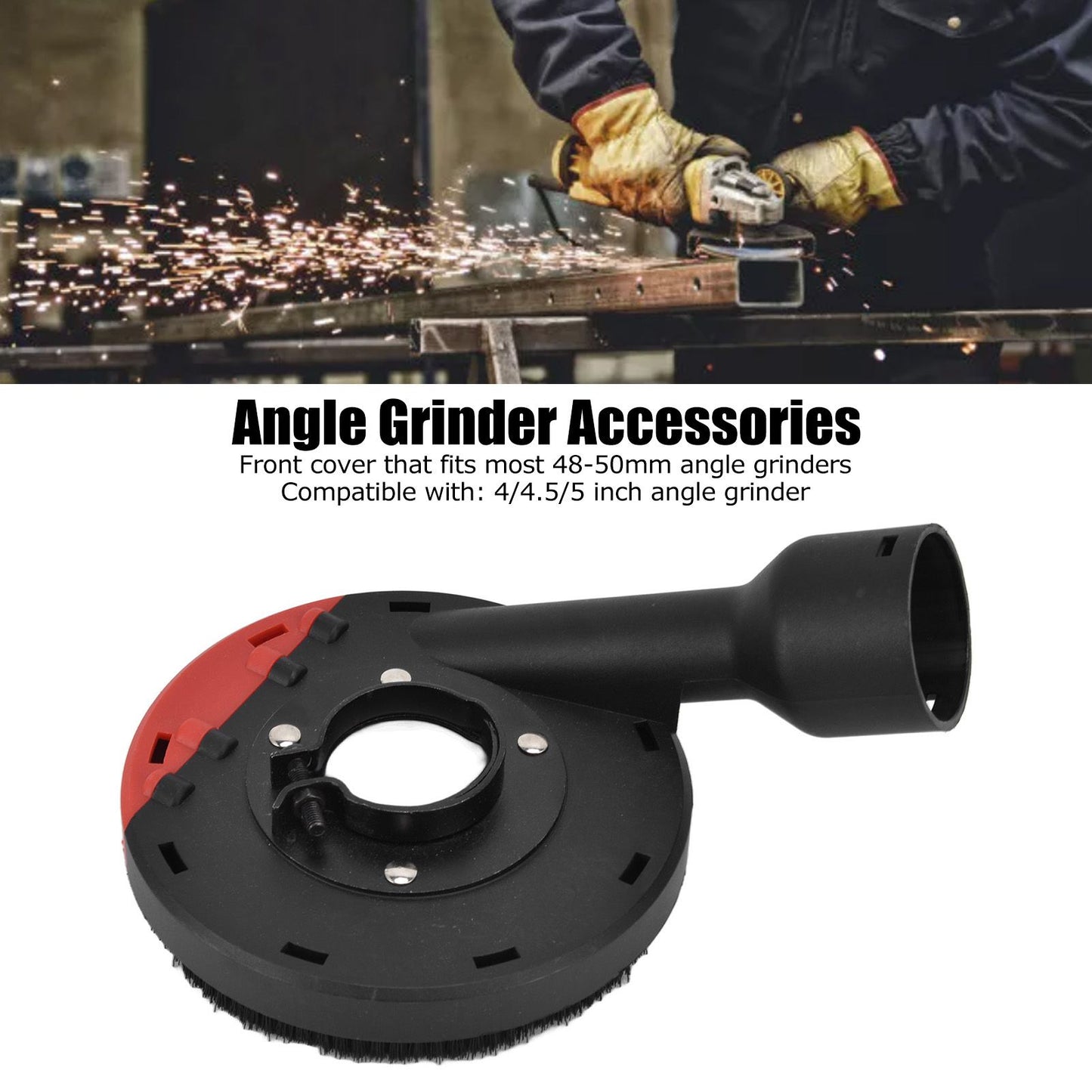 Angle Grinder Dust Shroud High Efficiency Dustproof Angle Grinder Dust Hood for 4inch/4.5inch/5inch Angle V1294-YM0523-3111220056711