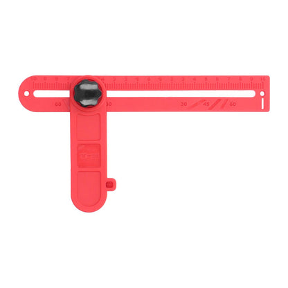 Plastic Angle Measuring Ruler Adjustable DIY Angle Finder Protractor for Woodworking and Home Improvement V1294-YM0523-3111220056911