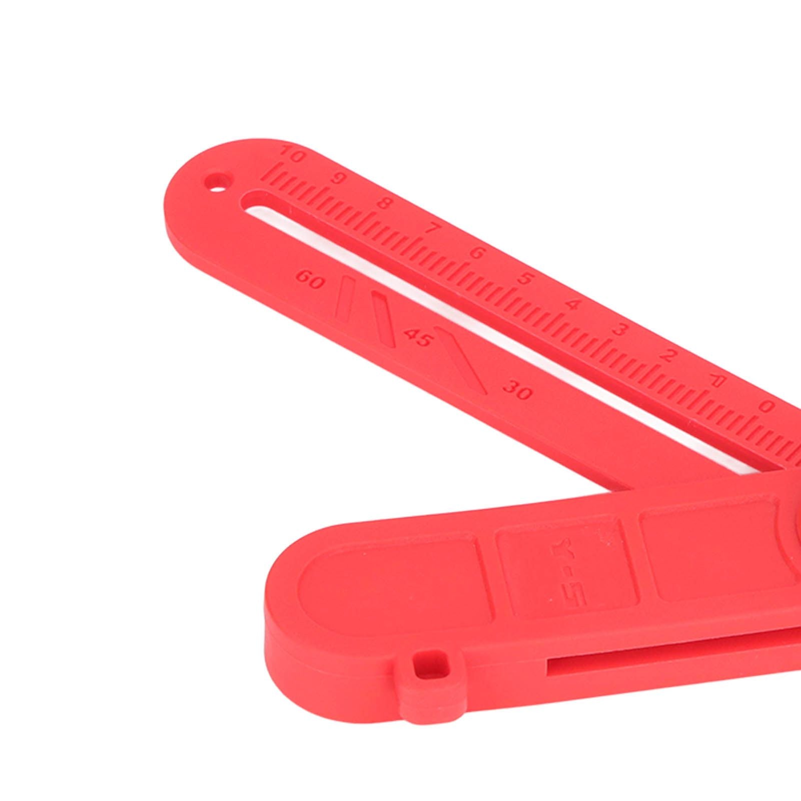 Plastic Angle Measuring Ruler Adjustable DIY Angle Finder Protractor for Woodworking and Home Improvement V1294-YM0523-3111220056911
