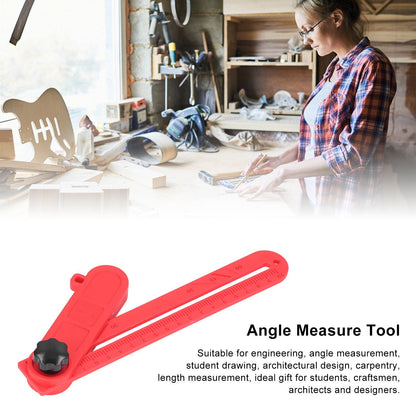 Plastic Angle Measuring Ruler Adjustable DIY Angle Finder Protractor for Woodworking and Home Improvement V1294-YM0523-3111220056911