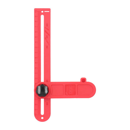 Plastic Angle Measuring Ruler Adjustable DIY Angle Finder Protractor for Woodworking and Home Improvement V1294-YM0523-3111220056911