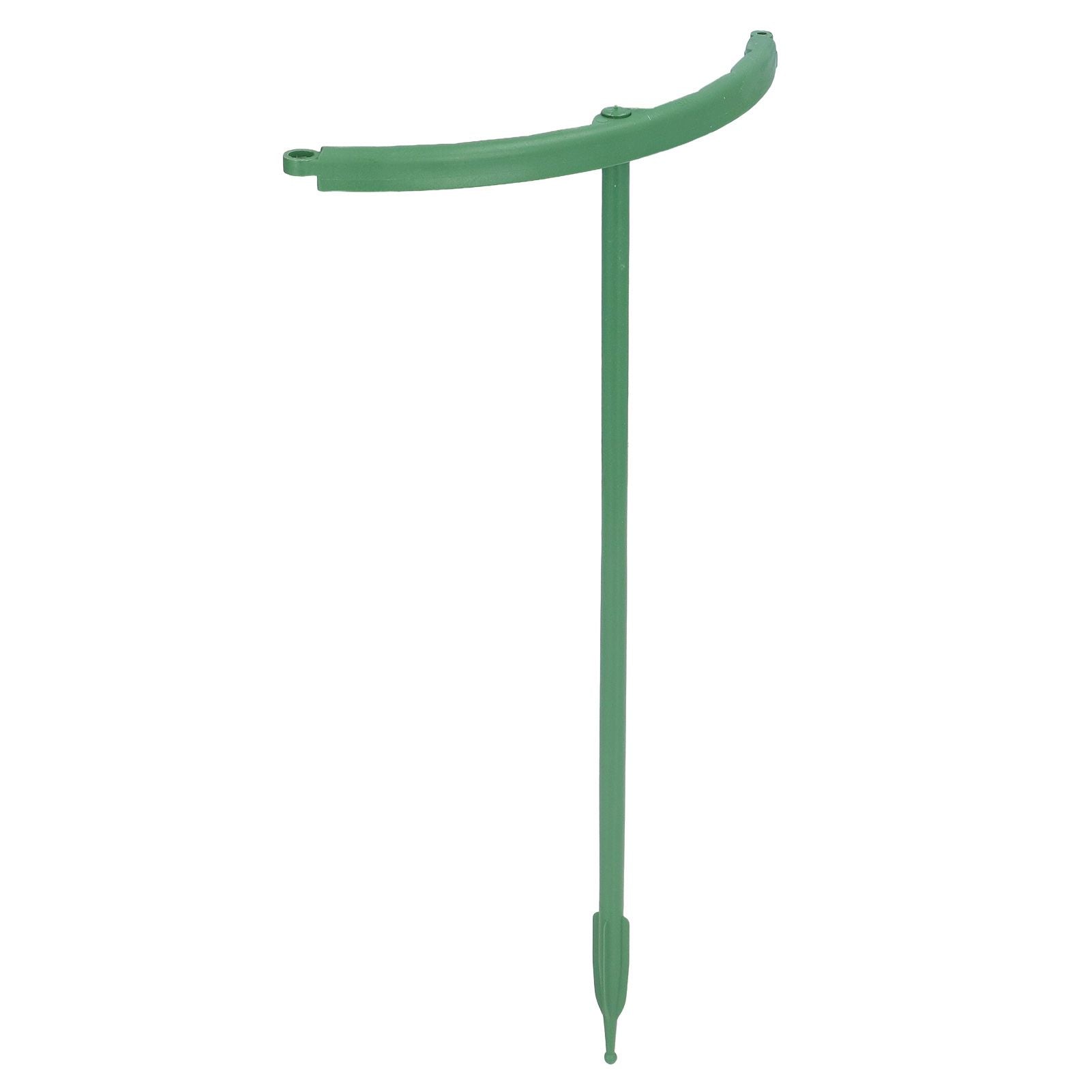 12 Sets Plant Support Stakes with Half Round Support Ring Plastic Garden Tool for Flower Pot Vegetable V1294-YM0523-3111220057311