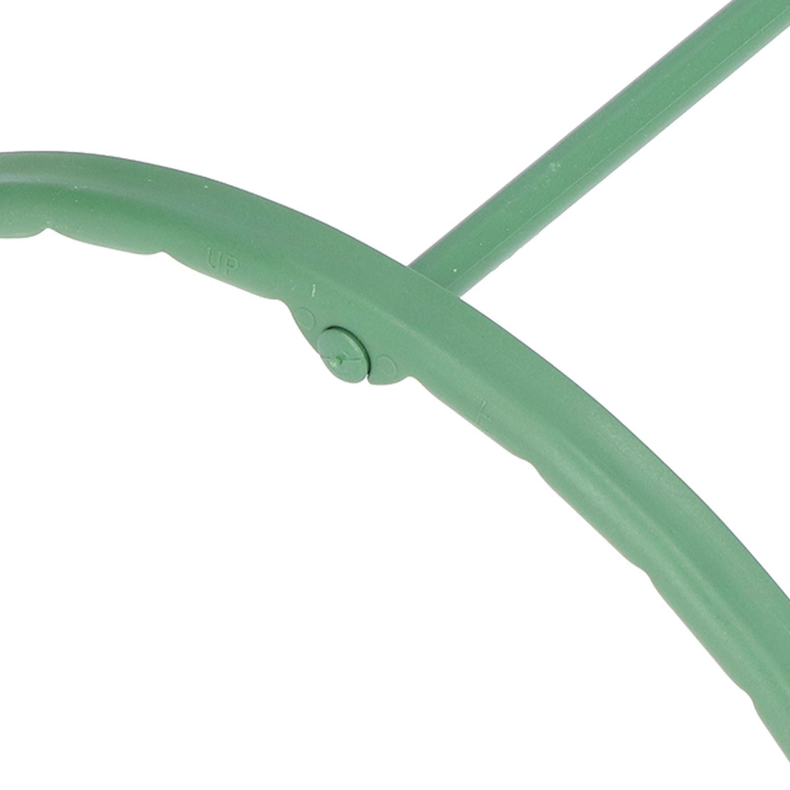 12 Sets Plant Support Stakes with Half Round Support Ring Plastic Garden Tool for Flower Pot Vegetable V1294-YM0523-3111220057311