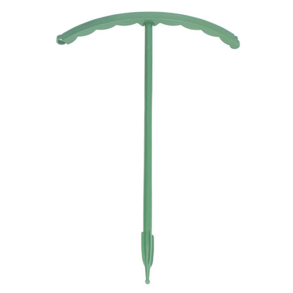 12 Sets Plant Support Stakes with Half Round Support Ring Plastic Garden Tool for Flower Pot Vegetable V1294-YM0523-3111220057311