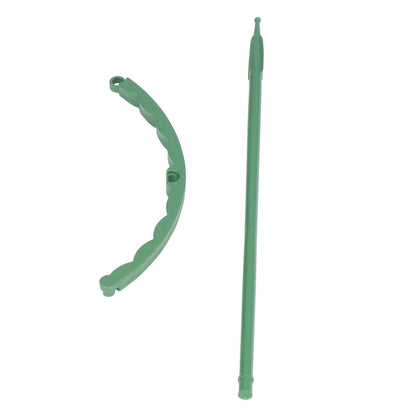 12 Sets Plant Support Stakes with Half Round Support Ring Plastic Garden Tool for Flower Pot Vegetable V1294-YM0523-3111220057311