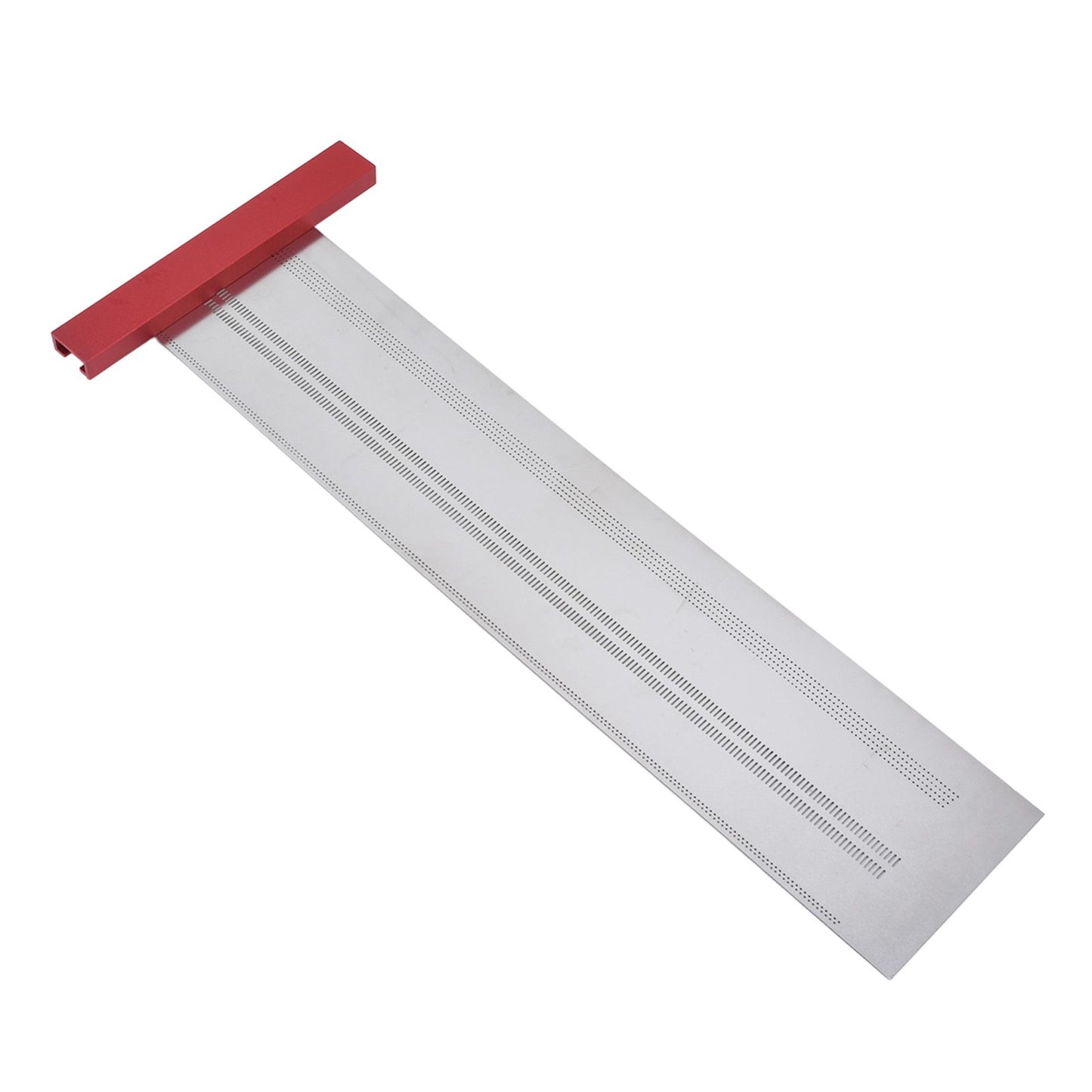 T Rule Stainless Steel Silver Scribing Ruler Woodworking Measuring Tool Positioning Gauge 12in V1294-YM0523-3111220060913