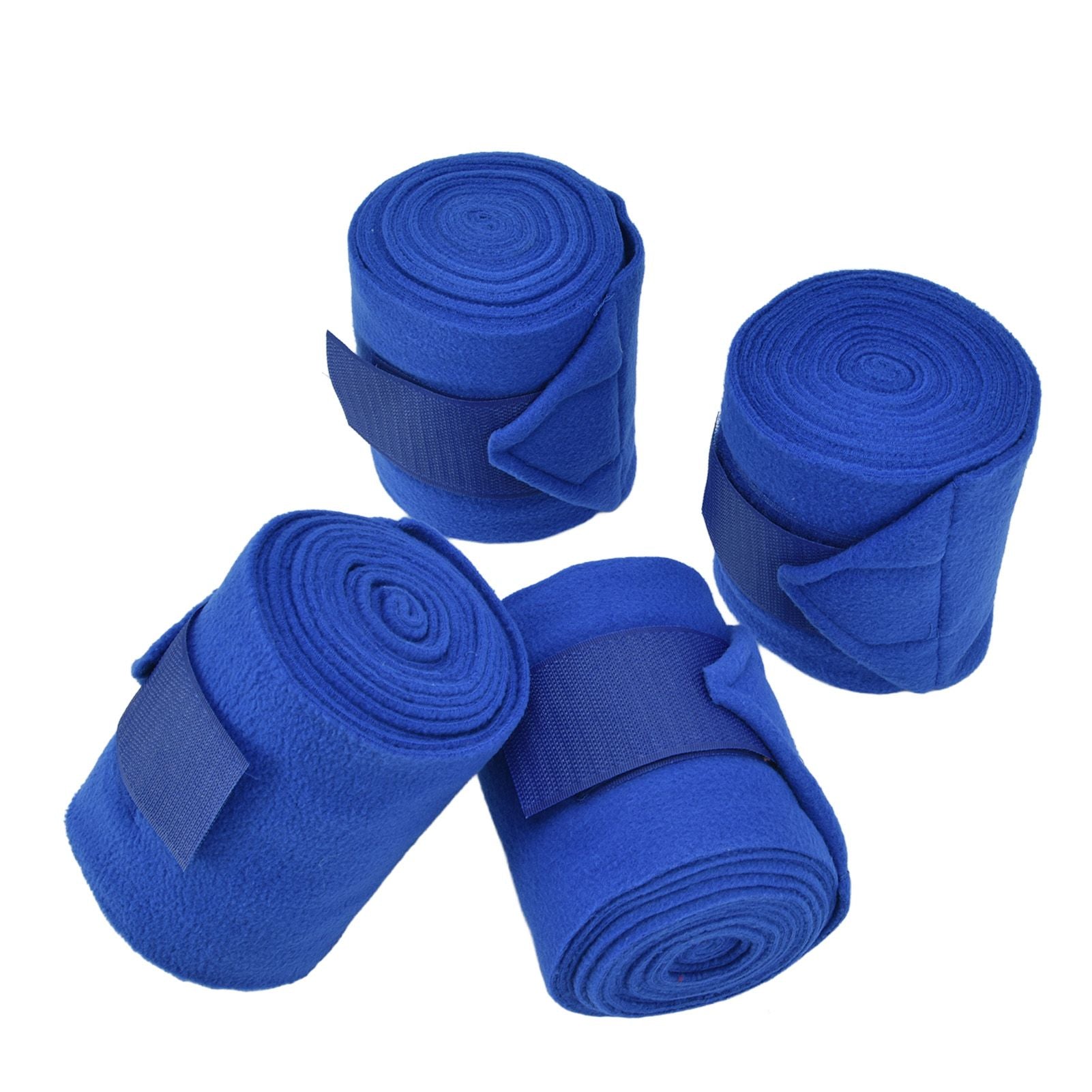 4Pcs Horse Leg Warp Hoop and Loop Fastener Guard Soft Polyester Set Kit for Dog Cow Cat Blue V1294-YM0523-3111220061211