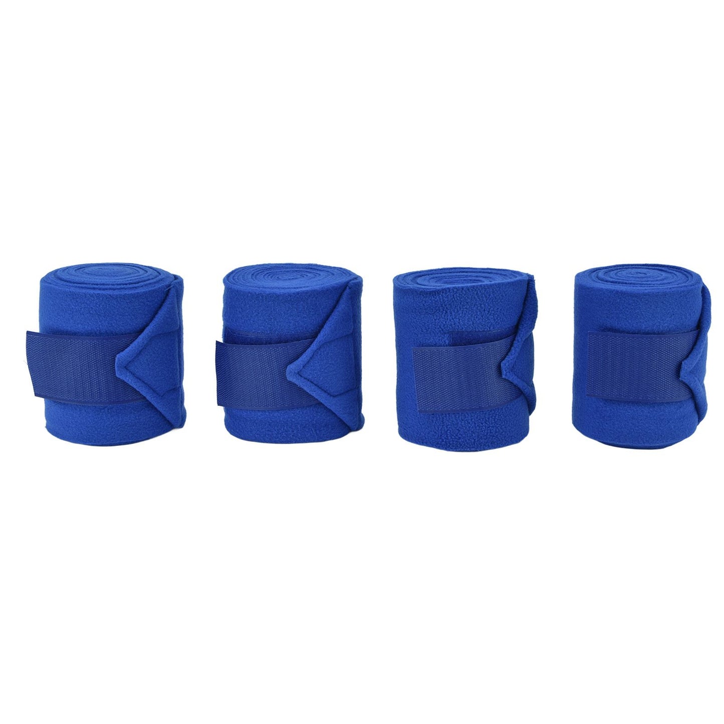 4Pcs Horse Leg Warp Hoop and Loop Fastener Guard Soft Polyester Set Kit for Dog Cow Cat Blue V1294-YM0523-3111220061211