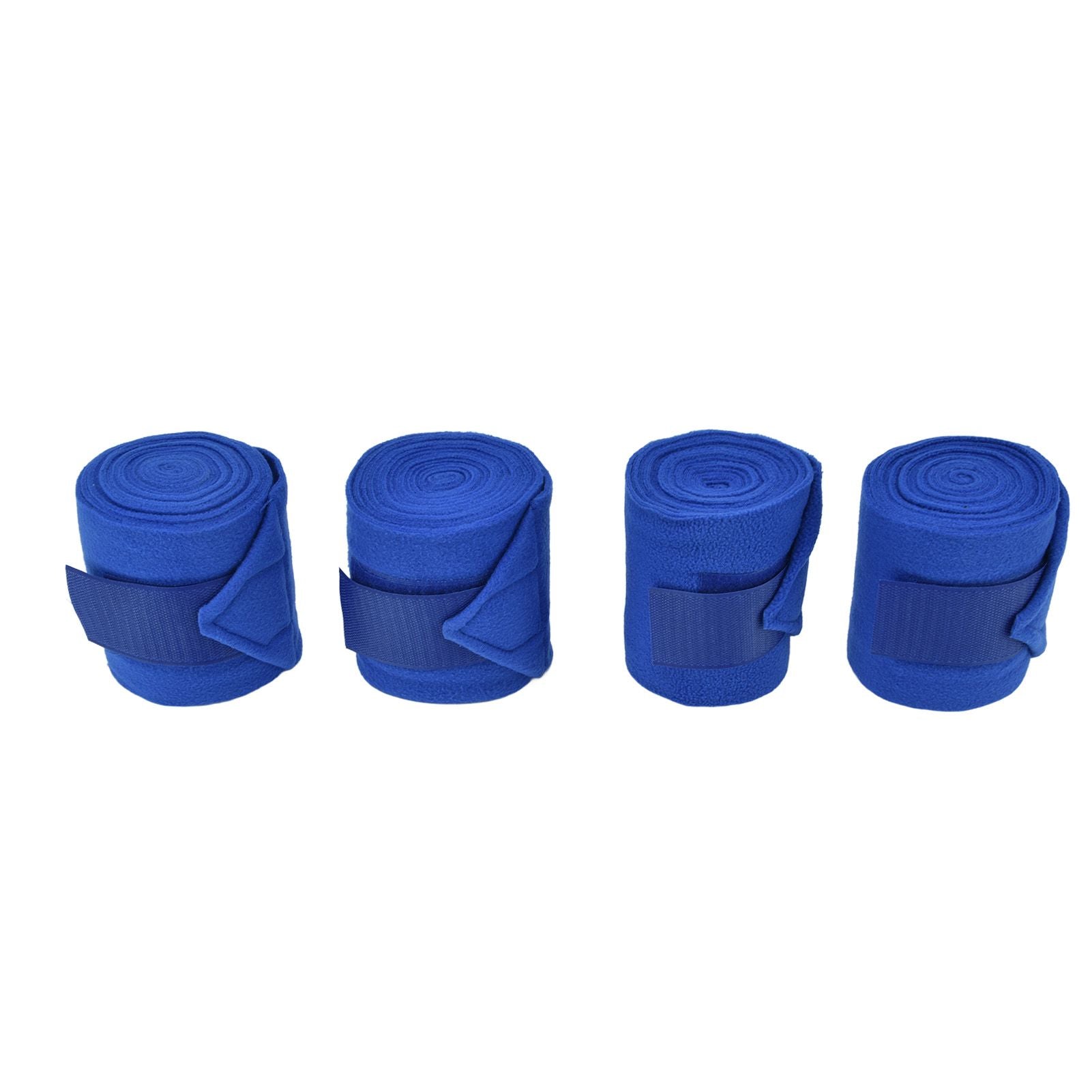4Pcs Horse Leg Warp Hoop and Loop Fastener Guard Soft Polyester Set Kit for Dog Cow Cat Blue V1294-YM0523-3111220061211