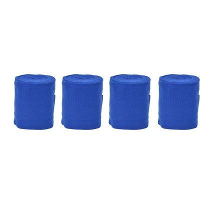 4Pcs Horse Leg Warp Hoop and Loop Fastener Guard Soft Polyester Set Kit for Dog Cow Cat Blue V1294-YM0523-3111220061211
