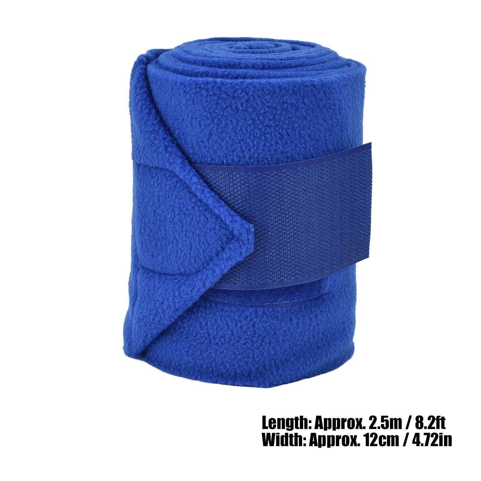 4Pcs Horse Leg Warp Hoop and Loop Fastener Guard Soft Polyester Set Kit for Dog Cow Cat Blue V1294-YM0523-3111220061211