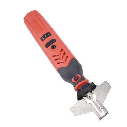 DC3.6V Cordless Saw Sharpener Kit Handheld Chainsaw Sharpening Kit Red Chain Saw Sharpen Tool Set V1294-YM0523-3111220062211