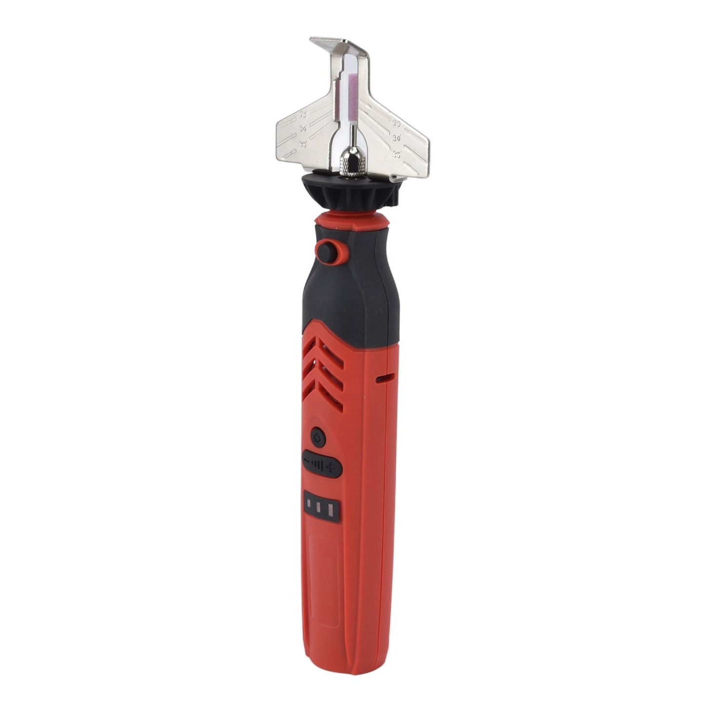 DC3.6V Cordless Saw Sharpener Kit Handheld Chainsaw Sharpening Kit Red Chain Saw Sharpen Tool Set V1294-YM0523-3111220062211