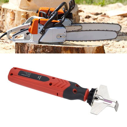 DC3.6V Cordless Saw Sharpener Kit Handheld Chainsaw Sharpening Kit Red Chain Saw Sharpen Tool Set V1294-YM0523-3111220062211
