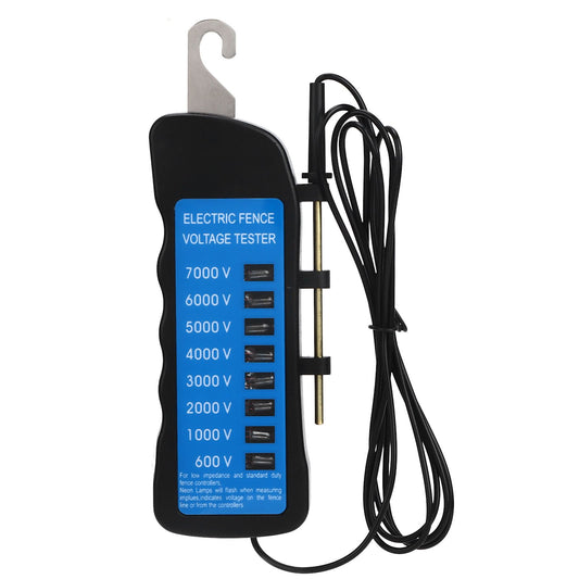 Electric Fence Tester Multi Light Voltage Detection Portable for Farm Supply Fencing ABS 7000V V1294-YM0523-3111220063011