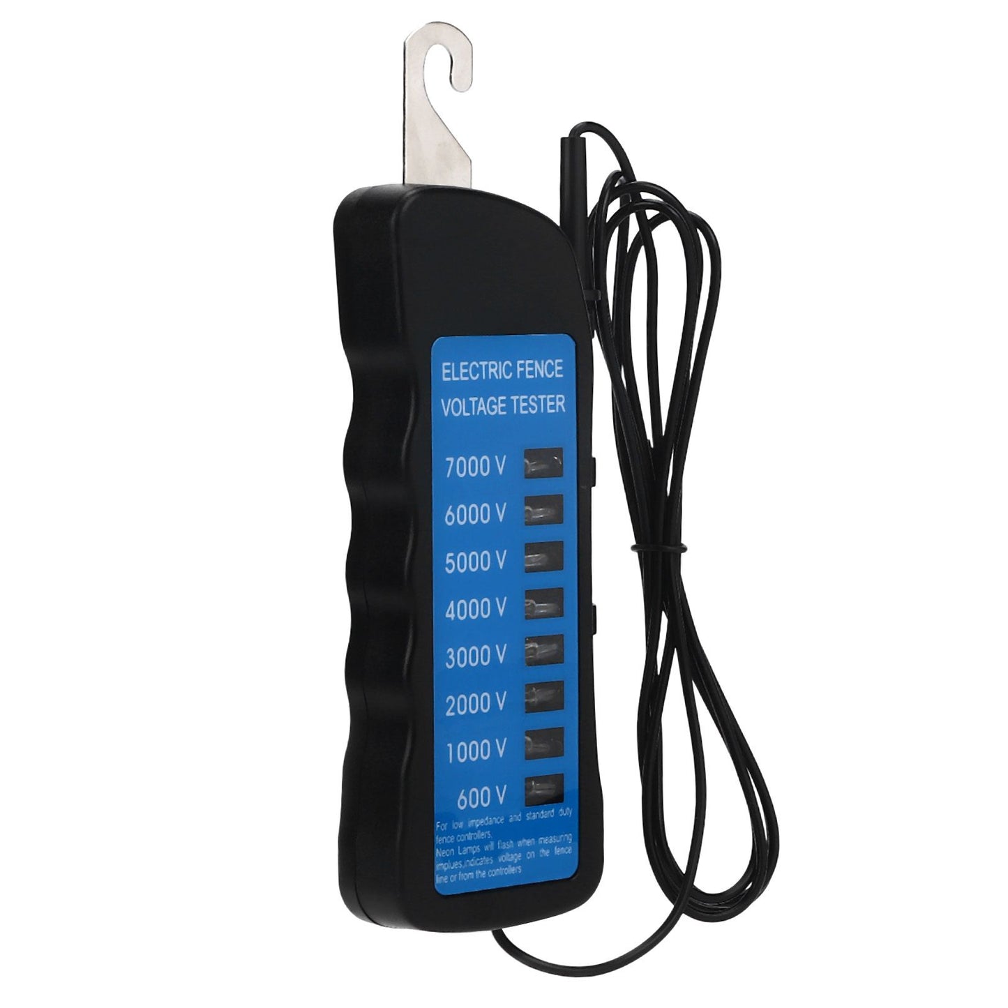 Electric Fence Tester Multi Light Voltage Detection Portable for Farm Supply Fencing ABS 7000V V1294-YM0523-3111220063011
