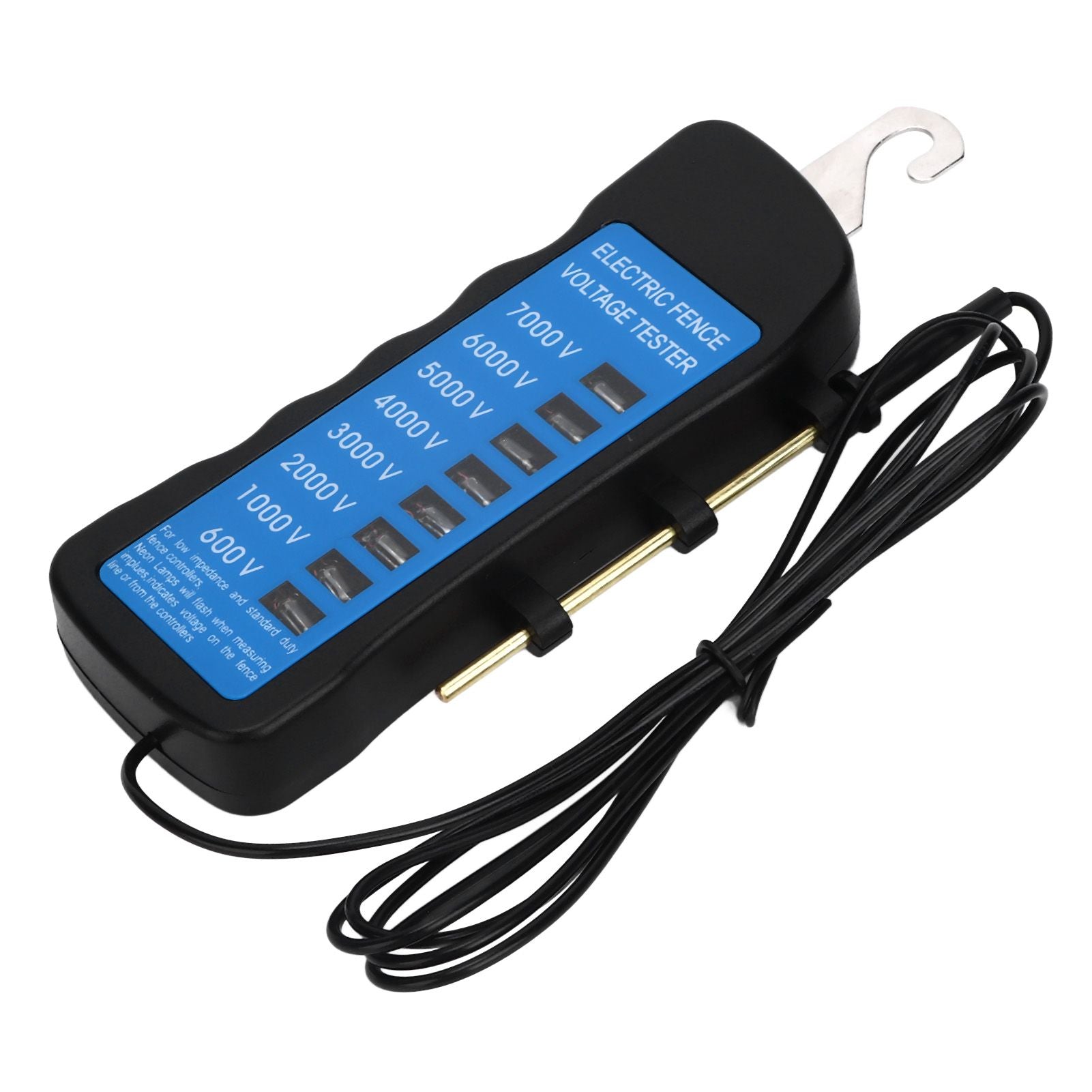 Electric Fence Tester Multi Light Voltage Detection Portable for Farm Supply Fencing ABS 7000V V1294-YM0523-3111220063011