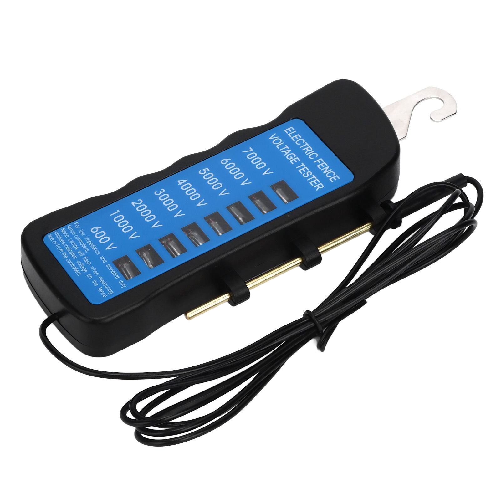 Electric Fence Tester Multi Light Voltage Detection Portable for Farm Supply Fencing ABS 7000V V1294-YM0523-3111220063011