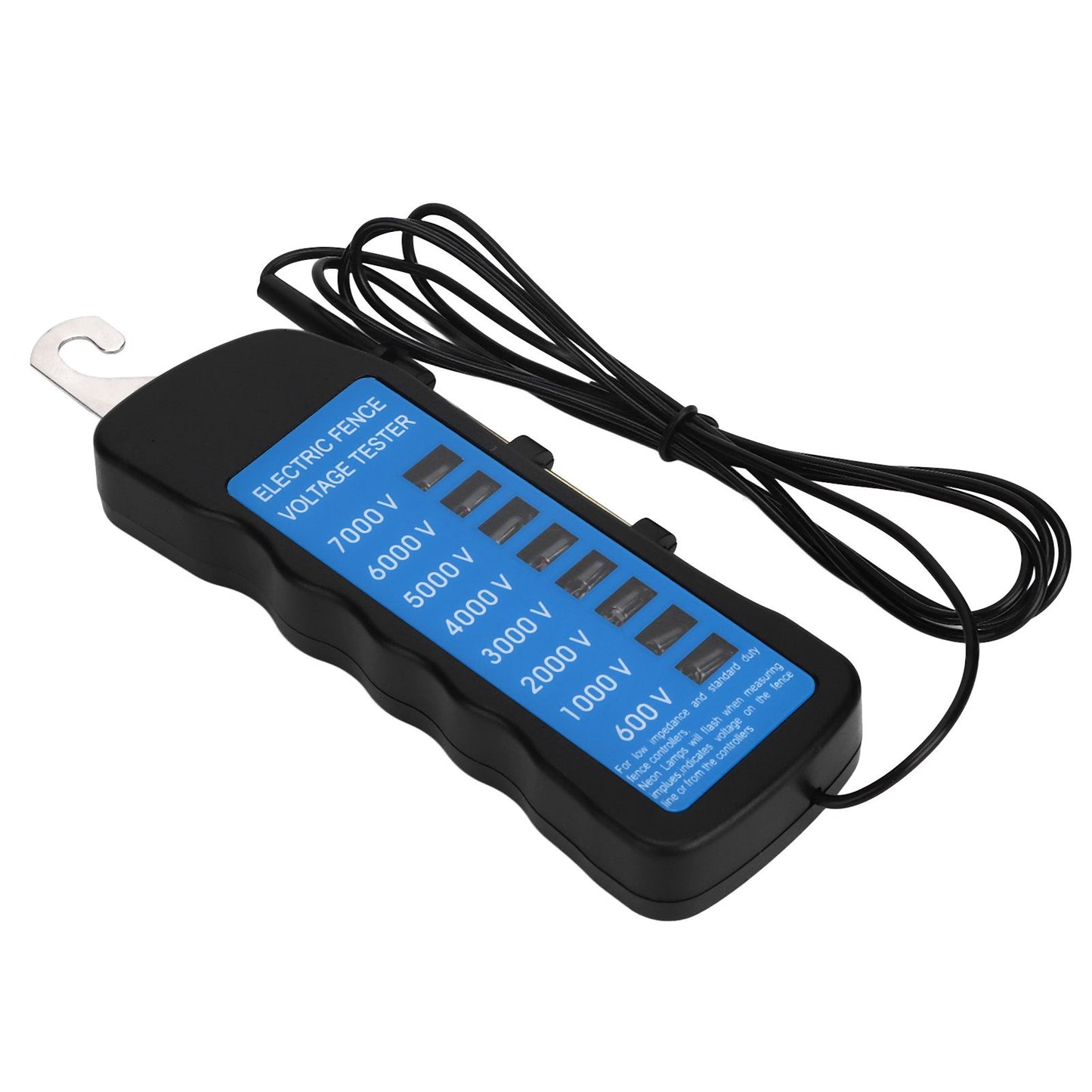 Electric Fence Tester Multi Light Voltage Detection Portable for Farm Supply Fencing ABS 7000V V1294-YM0523-3111220063011