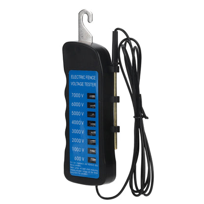 Electric Fence Tester Multi Light Voltage Detection Portable for Farm Supply Fencing ABS 7000V V1294-YM0523-3111220063011