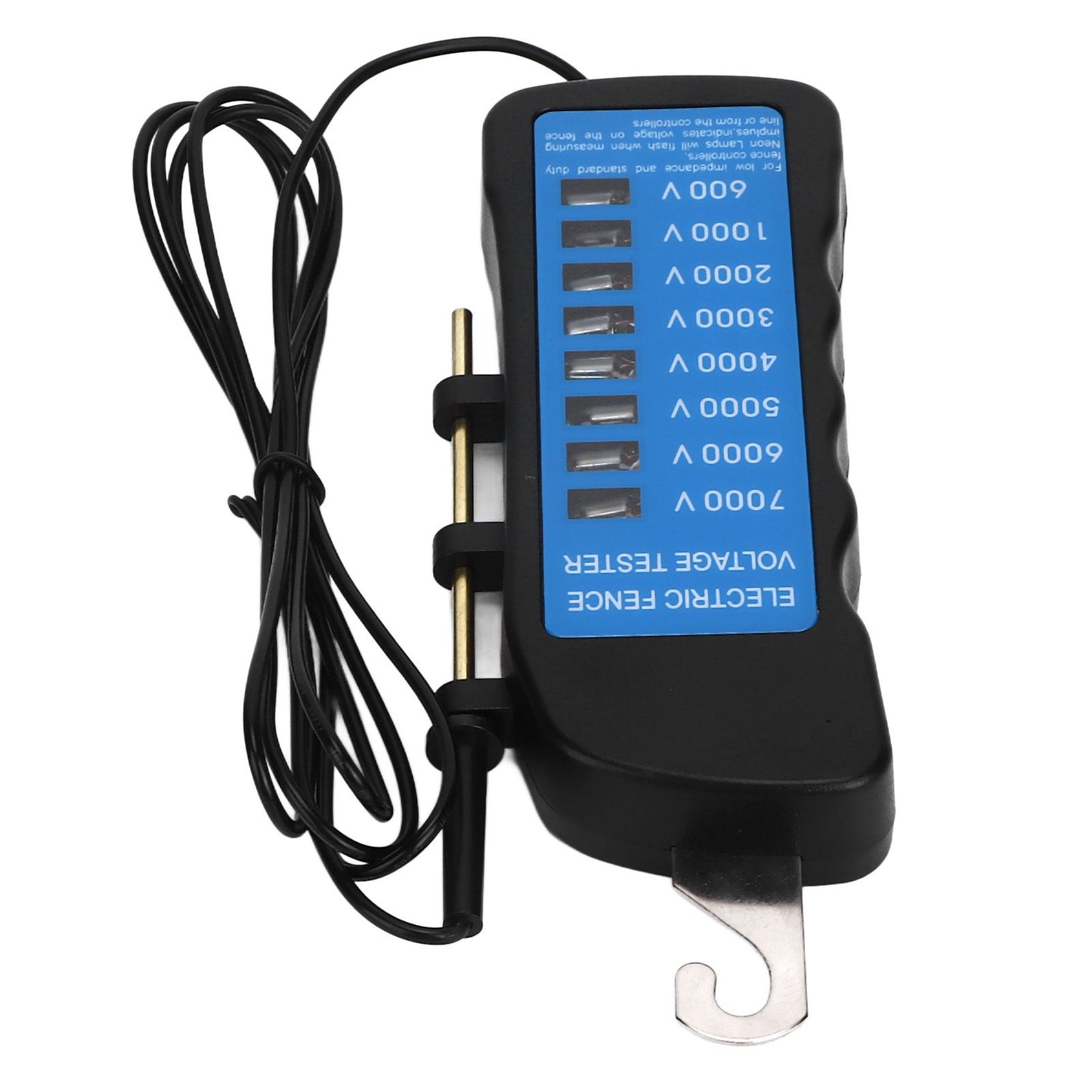 Electric Fence Tester Multi Light Voltage Detection Portable for Farm Supply Fencing ABS 7000V V1294-YM0523-3111220063011