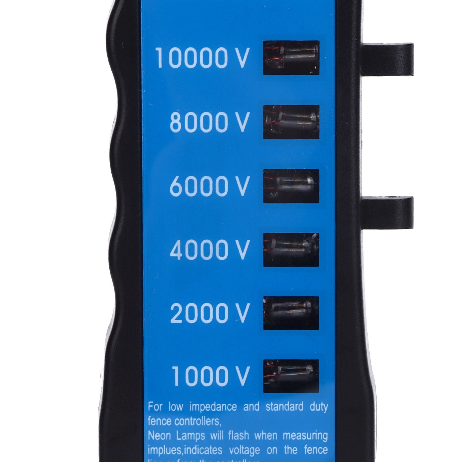 Electric Fence Tester Voltage Meter 10000V Waterproof Portable Tool with 6pcs Light for Farm V1294-YM0523-3111220063111