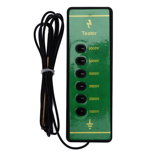 Electric Fence Voltage Tester 6 Indicator Light Maximum 6000V Animal Fence Fault Finder for Farms Livestock V1294-YM0523-3111220063211