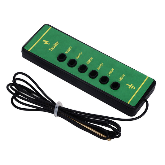 Electric Fence Voltage Tester 6 Indicator Light Maximum 6000V Animal Fence Fault Finder for Farms Livestock V1294-YM0523-3111220063211