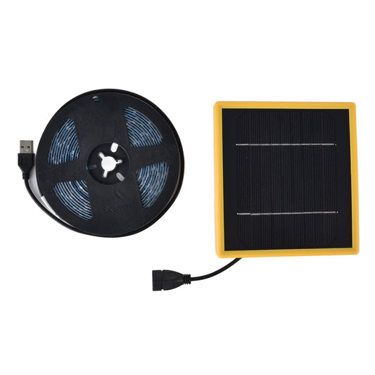Solar Plant Growth Light Full Spectrum 5W LED Plant Lamp Strip for Greenhouse Gardening 5V 16.4ft V1294-YM0523-3111220063311