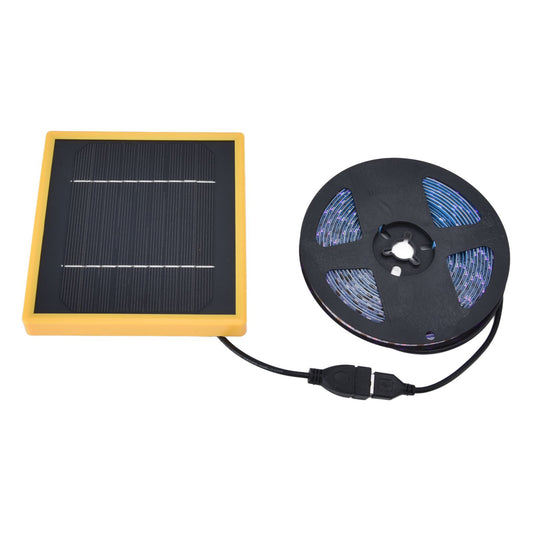 Solar Plant Growth Light Full Spectrum 5W LED Plant Lamp Strip for Greenhouse Gardening 5V 16.4ft V1294-YM0523-3111220063311