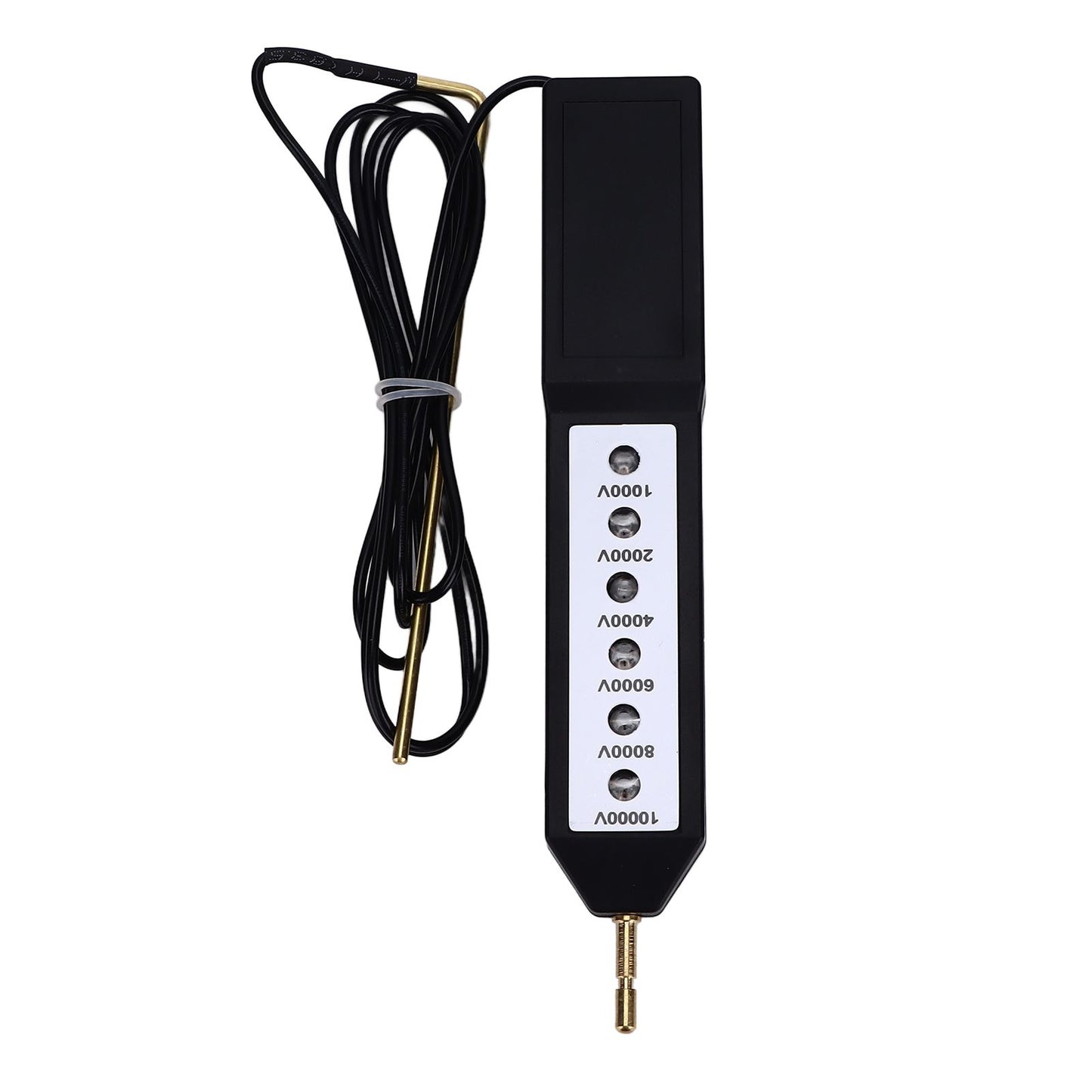 Electric Fence Tester Waterproof Voltage Meter 10KV Portable Tool with 6pcs Light for Farm V1294-YM0523-3111220064011