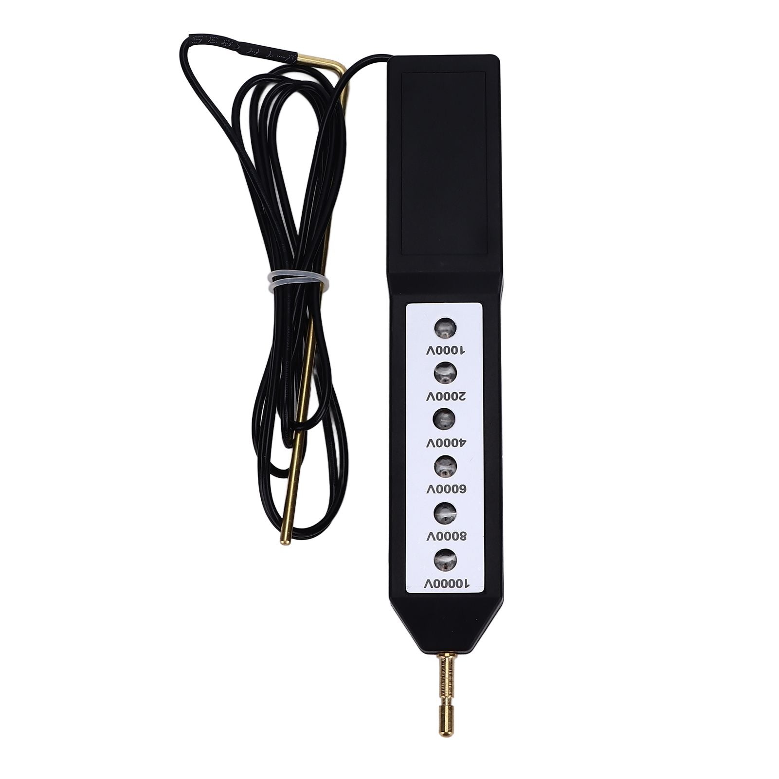 Electric Fence Tester Waterproof Voltage Meter 10KV Portable Tool with 6pcs Light for Farm V1294-YM0523-3111220064011