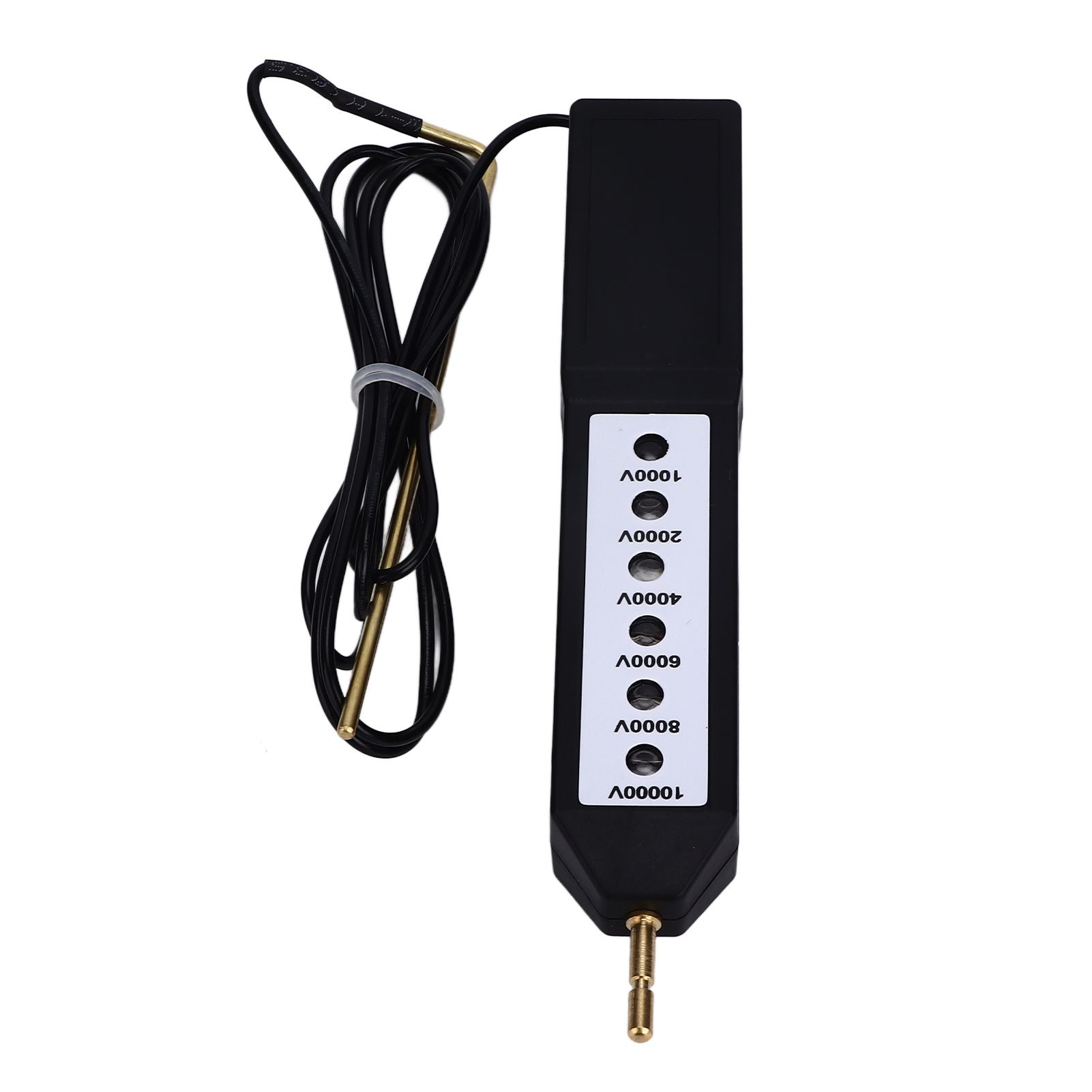 Electric Fence Tester Waterproof Voltage Meter 10KV Portable Tool with 6pcs Light for Farm V1294-YM0523-3111220064011