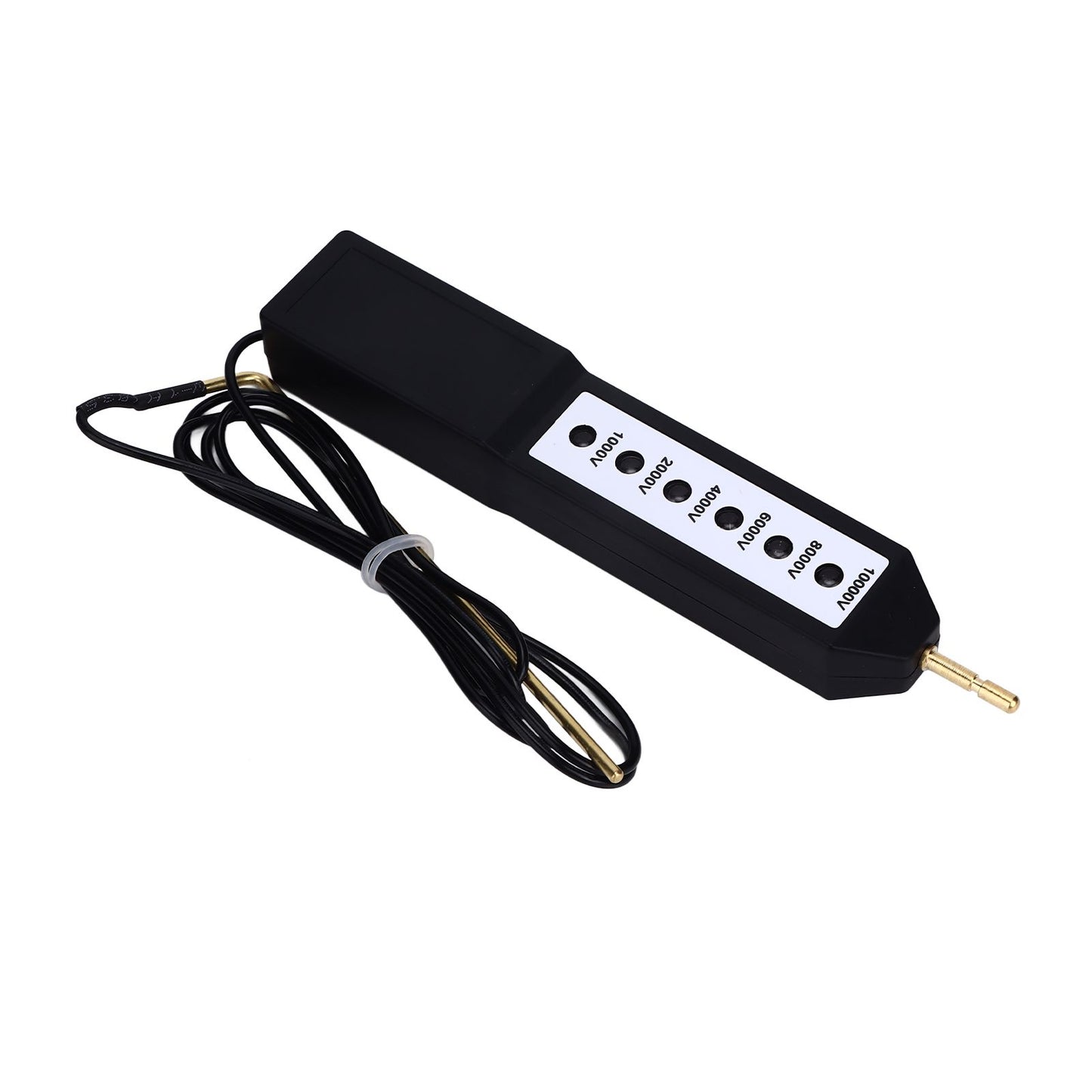 Electric Fence Tester Waterproof Voltage Meter 10KV Portable Tool with 6pcs Light for Farm V1294-YM0523-3111220064011