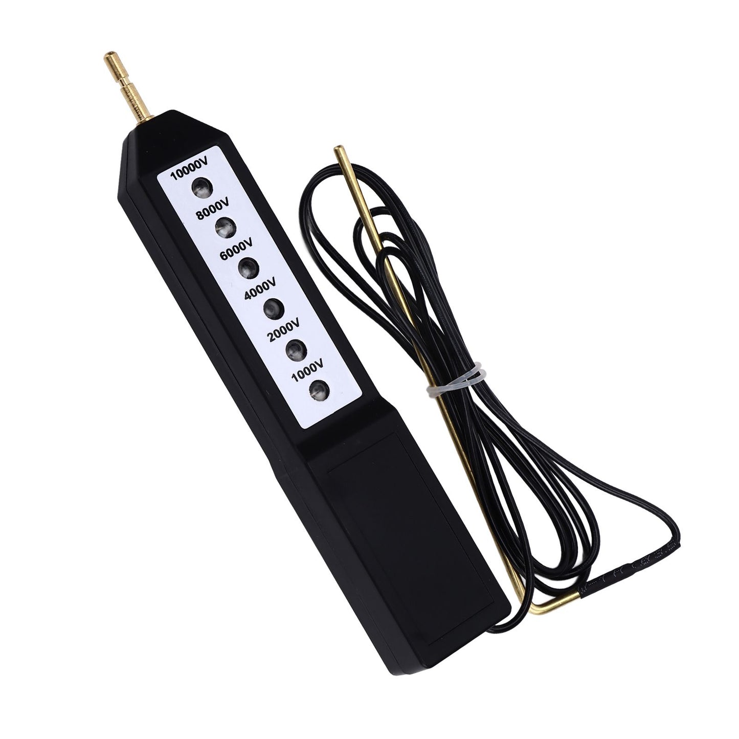 Electric Fence Tester Waterproof Voltage Meter 10KV Portable Tool with 6pcs Light for Farm V1294-YM0523-3111220064011
