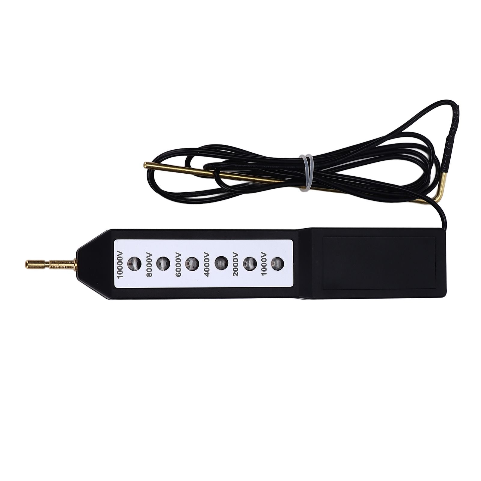 Electric Fence Tester Waterproof Voltage Meter 10KV Portable Tool with 6pcs Light for Farm V1294-YM0523-3111220064011
