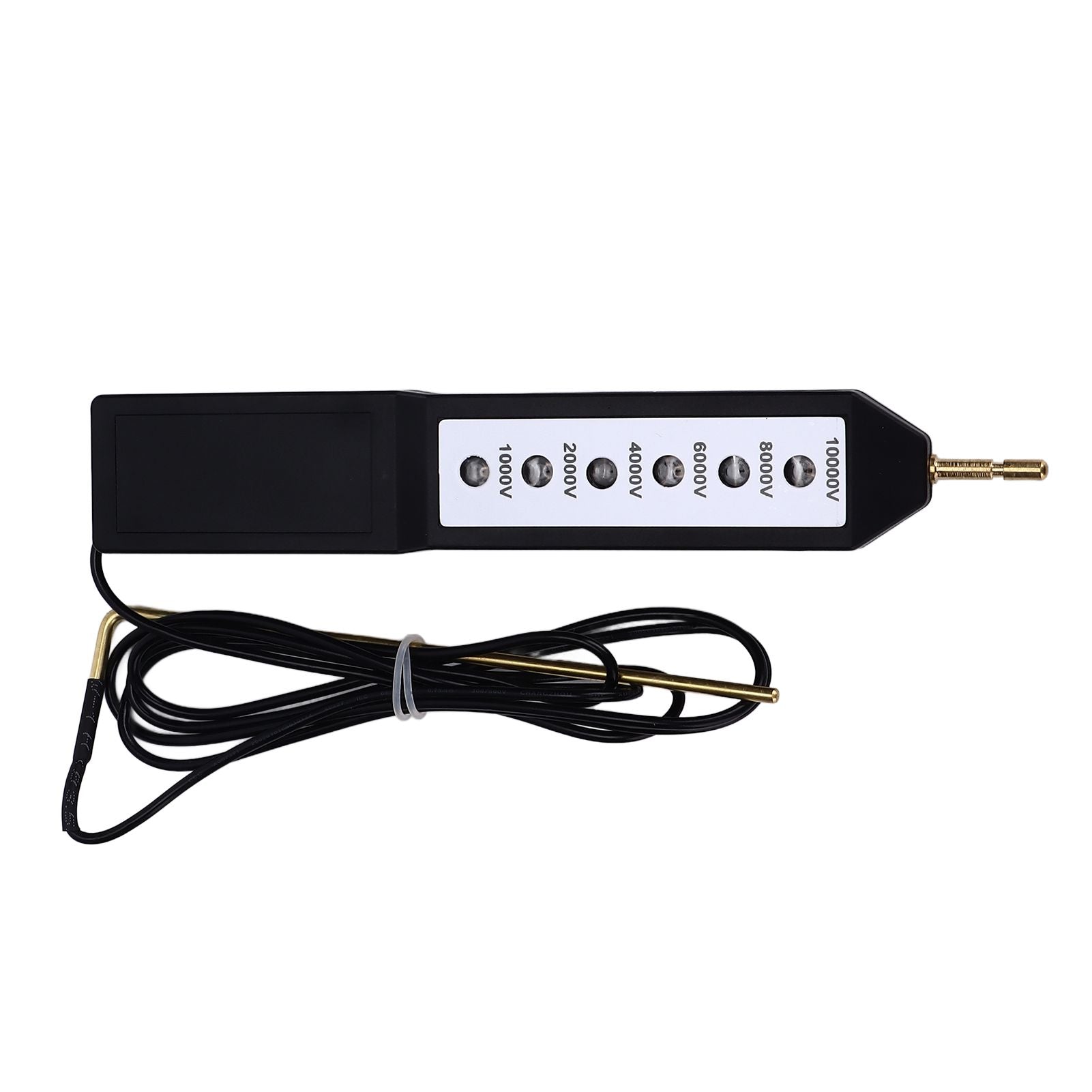 Electric Fence Tester Waterproof Voltage Meter 10KV Portable Tool with 6pcs Light for Farm V1294-YM0523-3111220064011