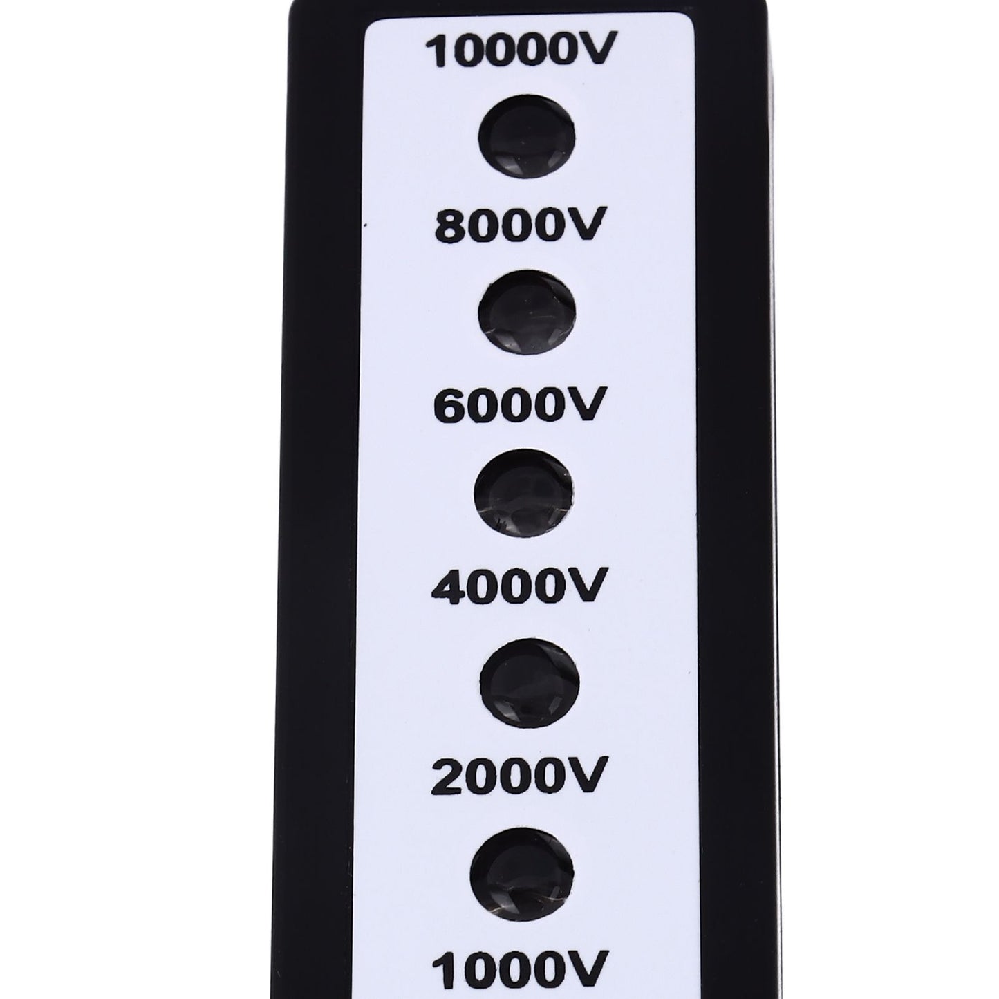 Electric Fence Tester Waterproof Voltage Meter 10KV Portable Tool with 6pcs Light for Farm V1294-YM0523-3111220064011