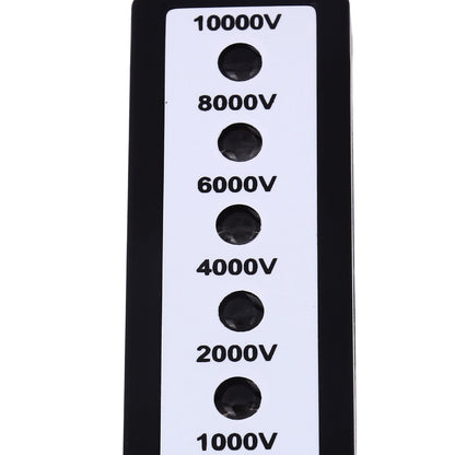 Electric Fence Tester Waterproof Voltage Meter 10KV Portable Tool with 6pcs Light for Farm V1294-YM0523-3111220064011