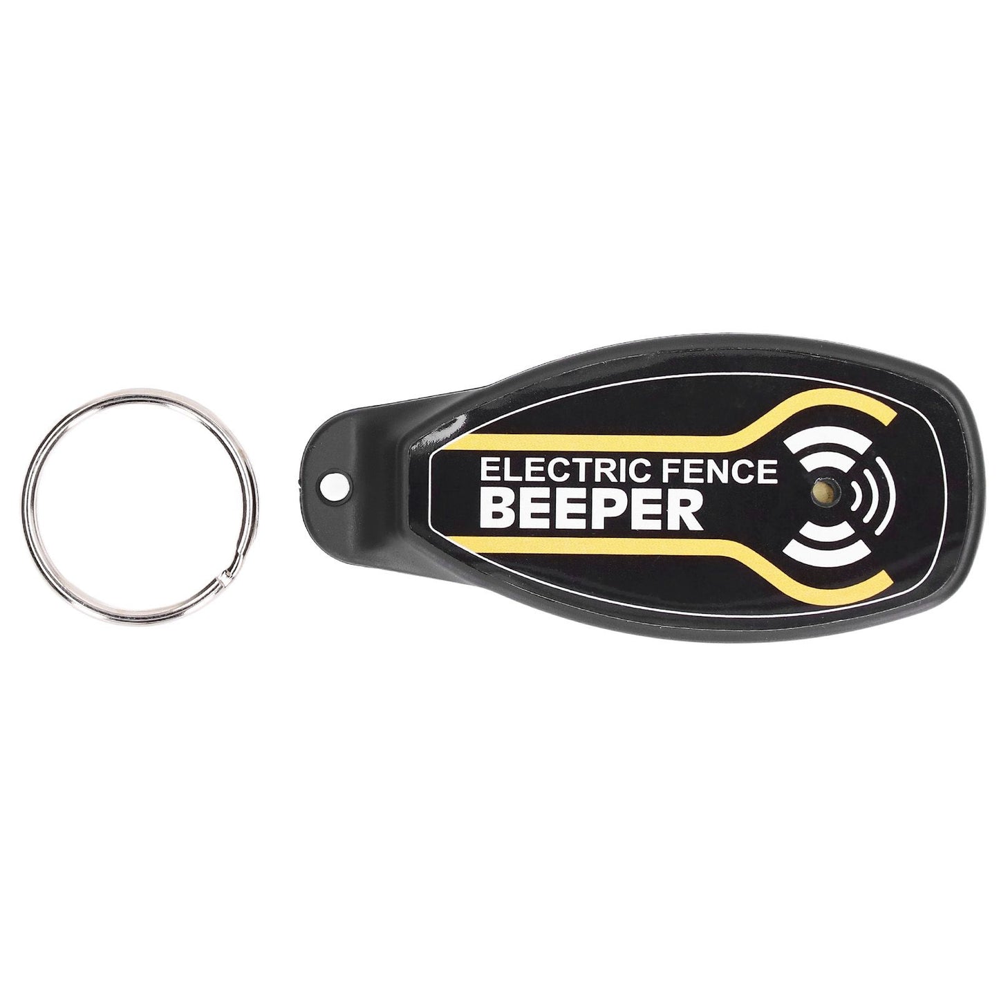 Electric Fence Beeper Portable Electric Fence Key Ring Beeper with On Off Button and Light V1294-YM0523-3111220064311