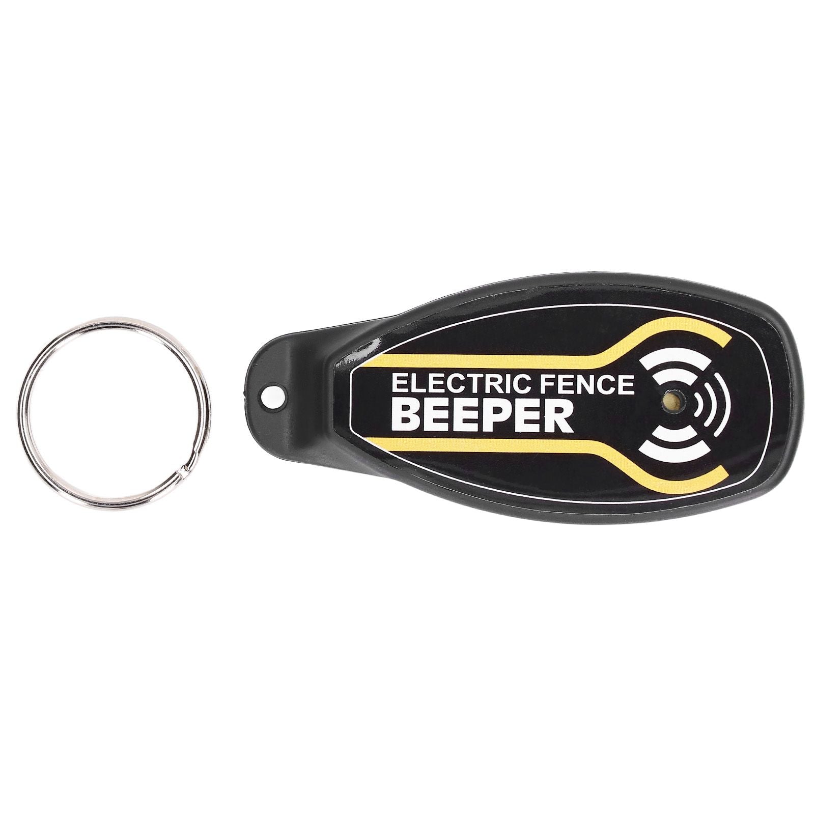 Electric Fence Beeper Portable Electric Fence Key Ring Beeper with On Off Button and Light V1294-YM0523-3111220064311