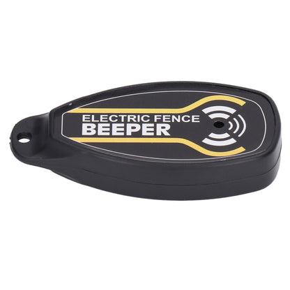 Electric Fence Beeper Portable Electric Fence Key Ring Beeper with On Off Button and Light V1294-YM0523-3111220064311