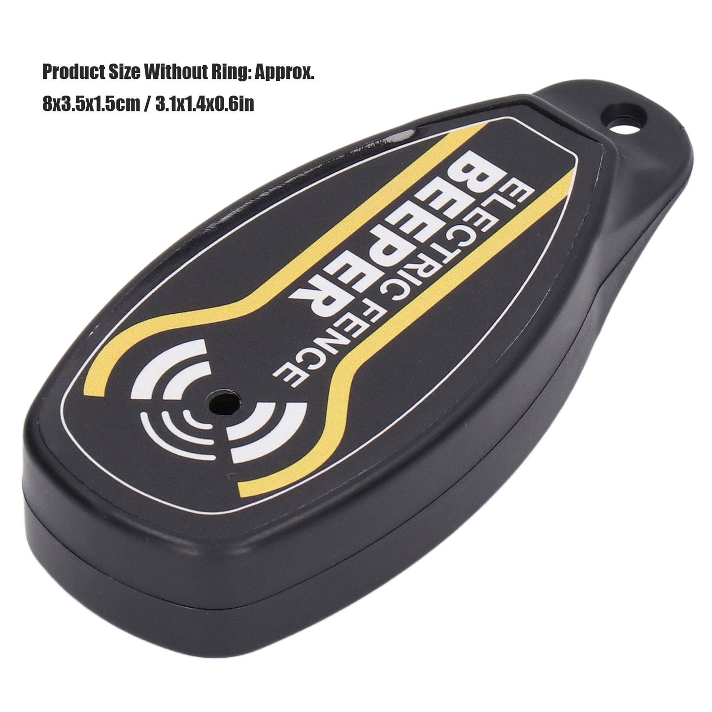 Electric Fence Beeper Portable Electric Fence Key Ring Beeper with On Off Button and Light V1294-YM0523-3111220064311
