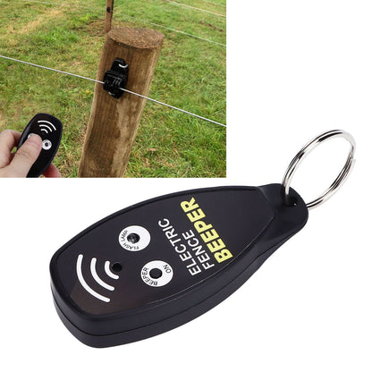 Electric Fence Beeper Portable Fence Voltage Tester Gardening Tool with Red Light for Farms V1294-YM0523-3111220064611