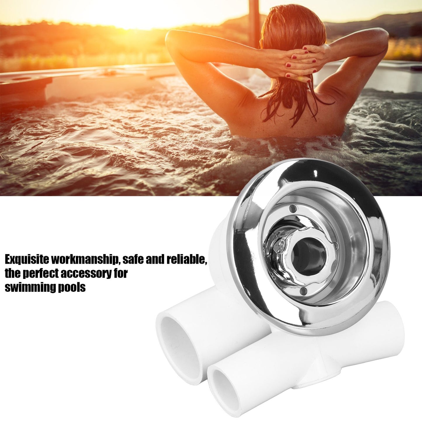 Bath Massage Nozzle Heat Resistant Swimming Pool Nozzle Jet Bathtub SPA Nozzle for Outdoor V1294-YM0523-3111220067911